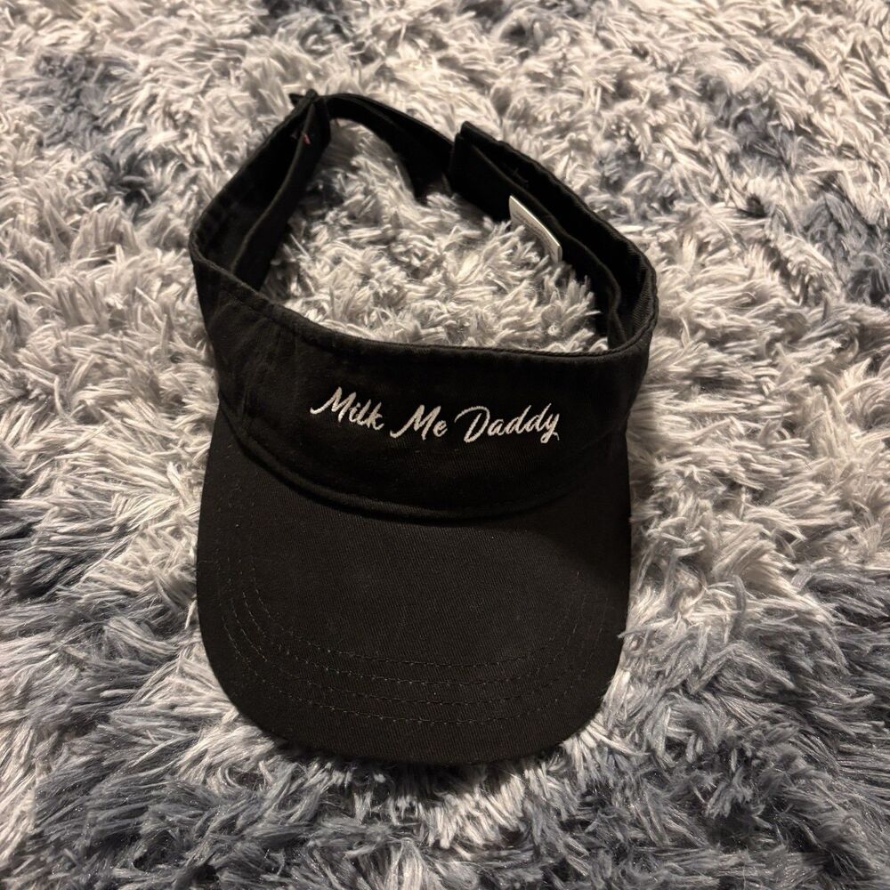 Funny Sun Visor Black Milk Me Daddy Hat One Size Bachelorette Party Weekend